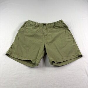 Bear Bottom Shorts Mens Large Green Stretch Preppy Casual Chino Above Knee